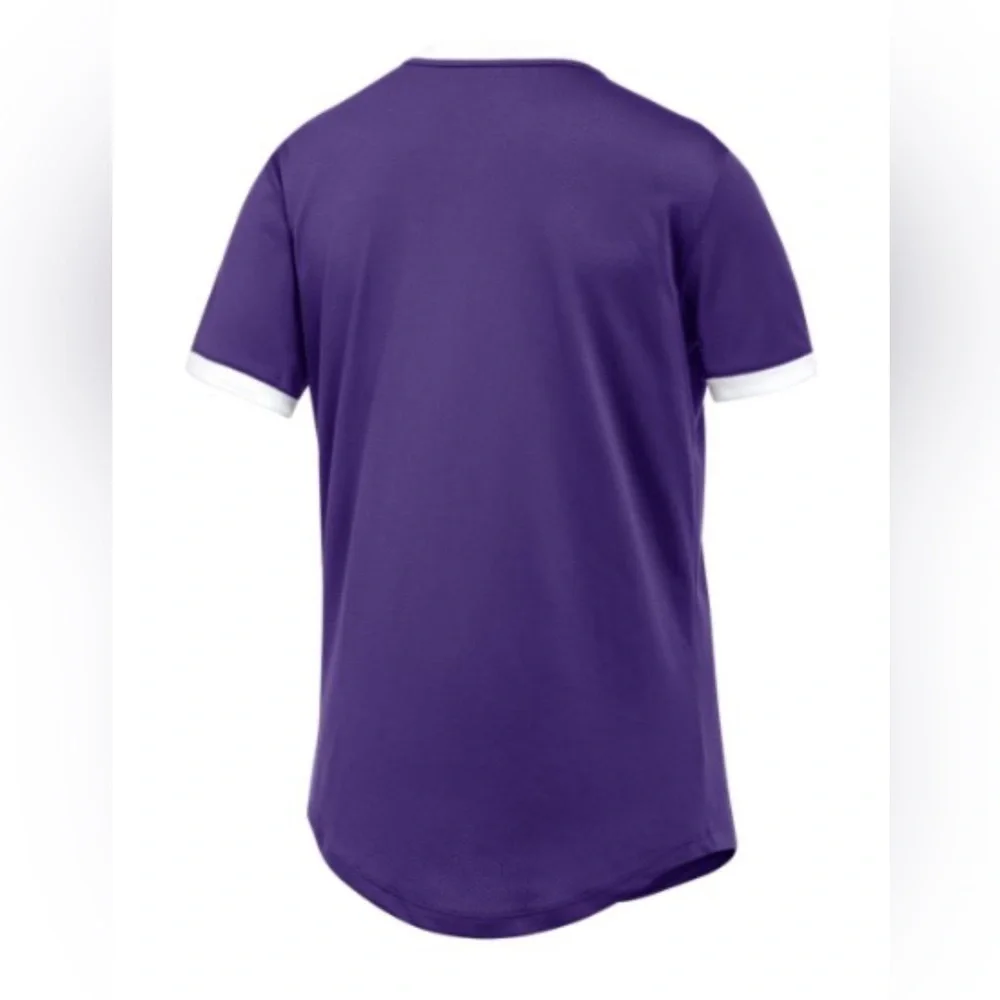 WOMEN'S NIKE SOFTBALL VAPOR SELECT2 V-NECK JERSEY (STANDARD FIT) FIELD PURPLE/WT